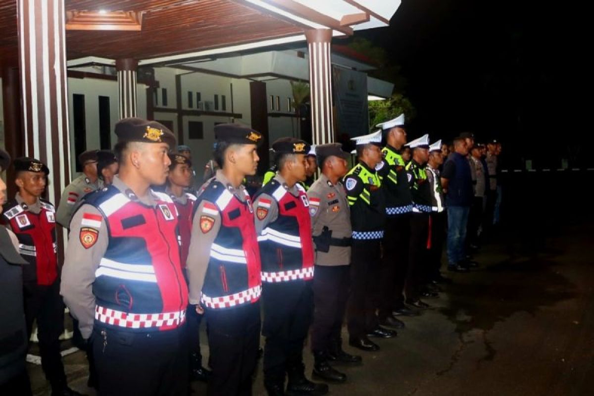 Patroli Lampu Biru Polres Natuna Antisipasi Balap Liar di Alun-Alun Pantai Piwang dan Ruas Jalan Lainnya