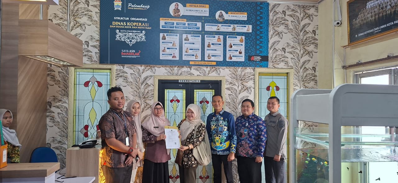 Kanwil Kemenkum Sumsel Gandeng Dinas Koperasi Palembang, Target 80.000 UMKM Miliki Badan Hukum pada 2026