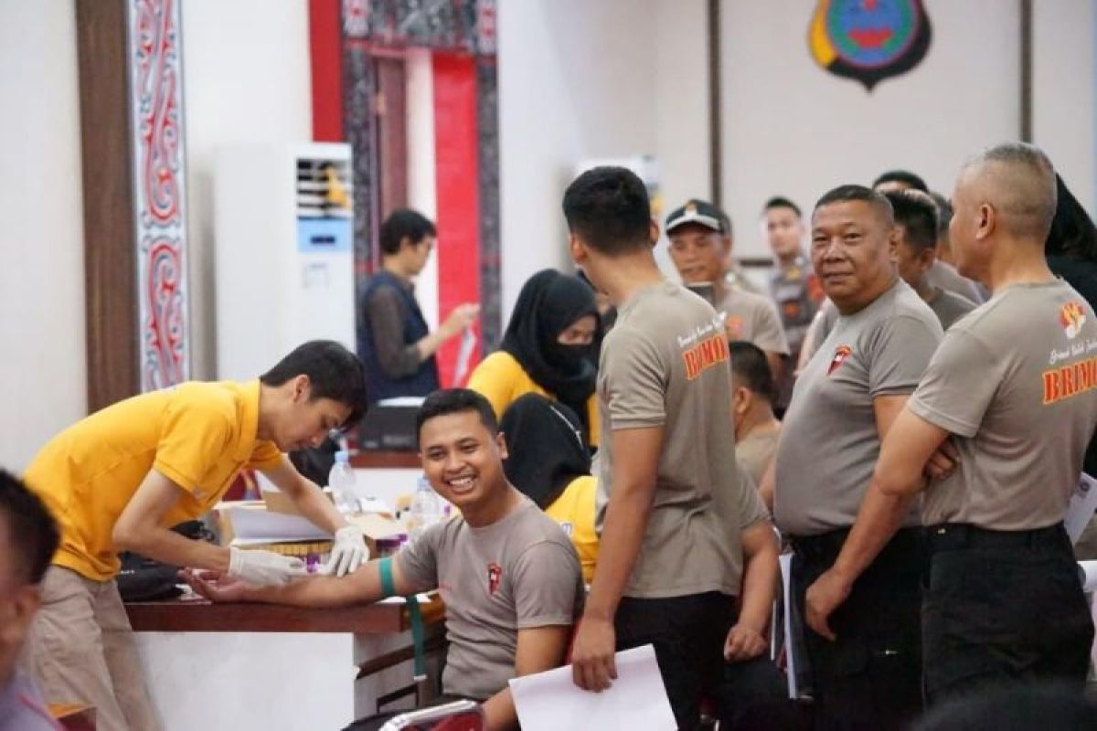 Brimob Sumut Periksa 200 Personel Demi Pastikan Kesehatan Prima