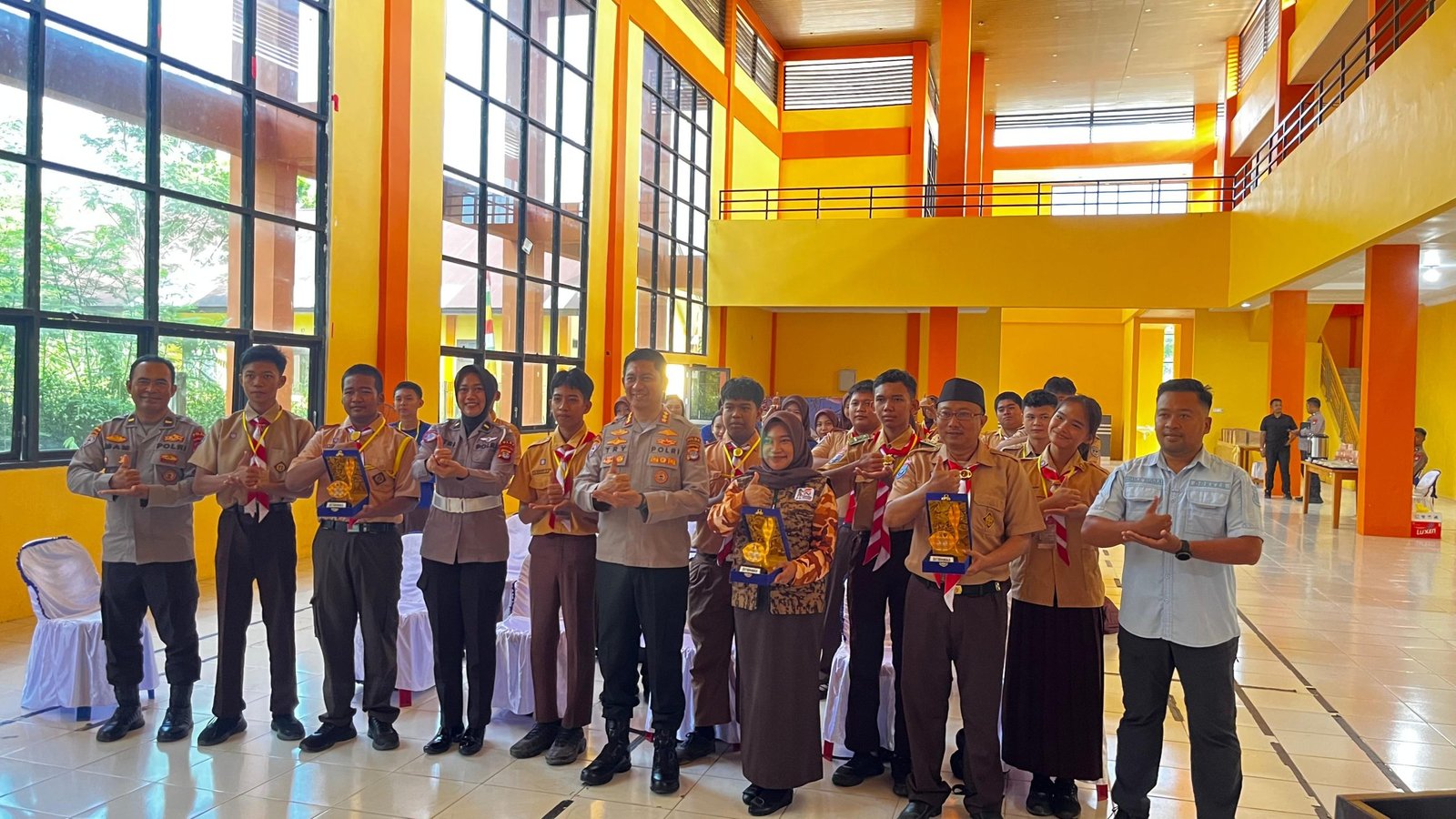 Polda Kaltara Bekali 75 Anggota Saka Bhayangkara di Tanjung Selor dengan Materi Lalu Lintas hingga P3K