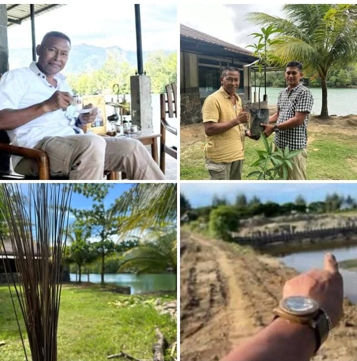 Mantan Kapolres Aceh Utara Untung Sangadji Bangun Wisata Bahari di Seunuddon, 15.000 Pohon Cemara Ditanam Cegah Abrasi