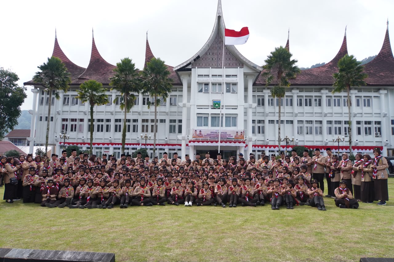 762 Pramuka Sumatera Barat Dilepas dari Padang Panjang untuk Jambore Nasional 2026, Bawa Misi Perkenalkan Budaya Minangkabau