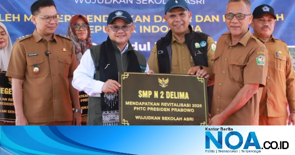 Menteri Abdul Mu’ti Resmikan Revitalisasi 21 Sekolah di Pidie, 92 Lainnya Terima Program Percepatan 2026