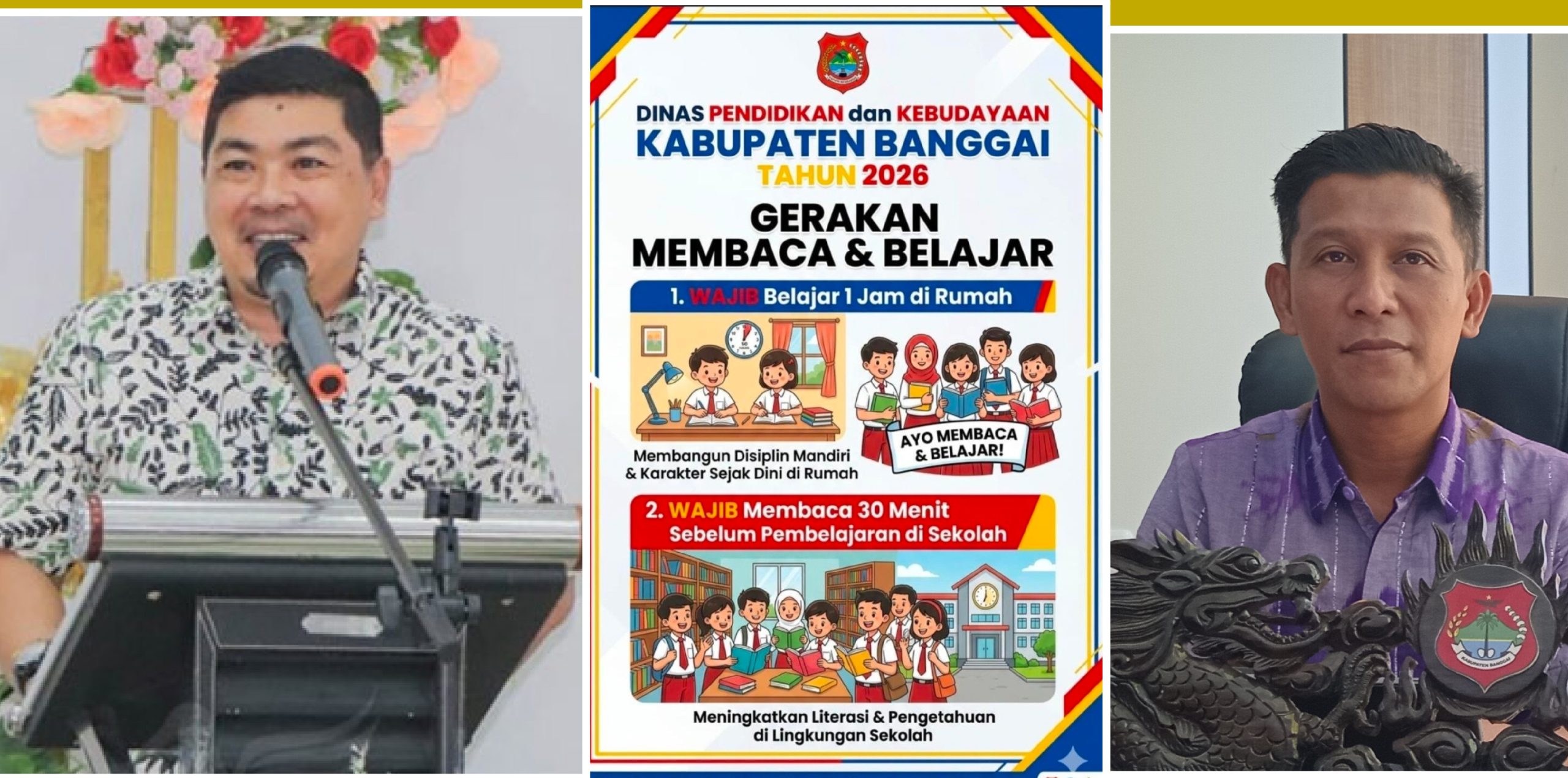 Disdikbud Banggai Luncurkan Gerakan Membaca dan Belajar 2026, Siswa Wajib Belajar Satu Jam di Rumah