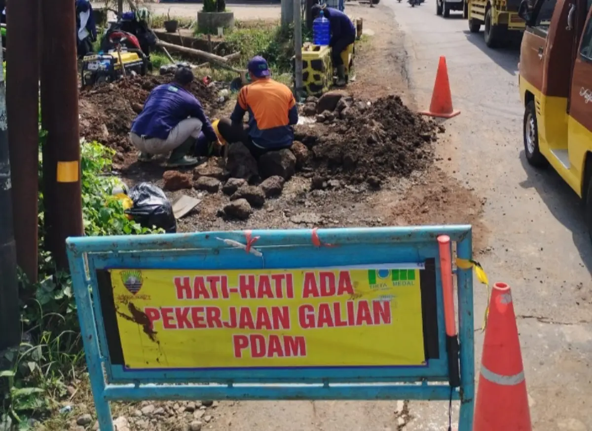 Tiga Gangguan Sekaligus, Distribusi Air Perumda Tirta Medal Terganggu di Tanjungsari, Jatinangor, Sumedang Utara dan Wado