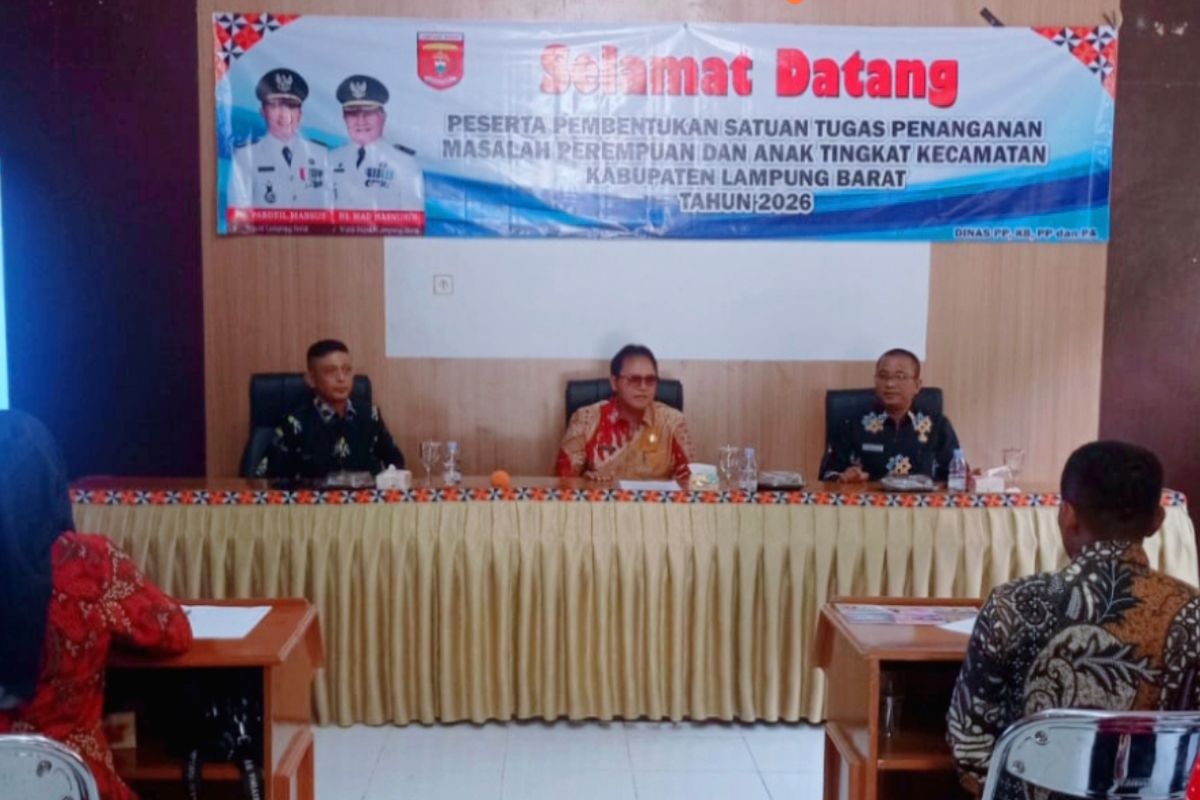 Pemkab Lampung Barat Bentuk Satgas PPA di 15 Kecamatan, Ini Tugas Garda Terdepan Lindungi Perempuan dan Anak