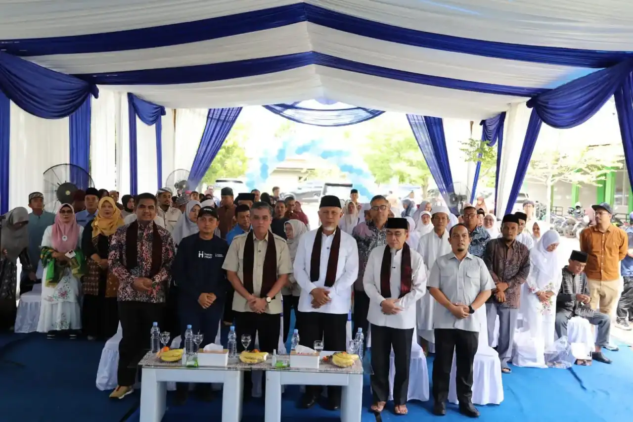 Wawako Padang Apresiasi Kolaborasi Bangun Sumur Bor dan Tempat Wudhu Rp 120 Juta di Masjid Raya Koto Tangah