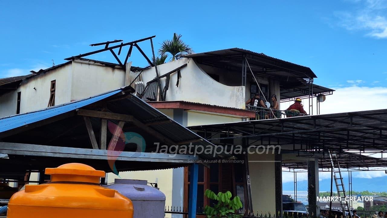 Kebakaran Rumah di Gunung Salju Amban Manokwari Berhasil Dipadamkan, Kerugian Capai Puluhan Juta Rupiah