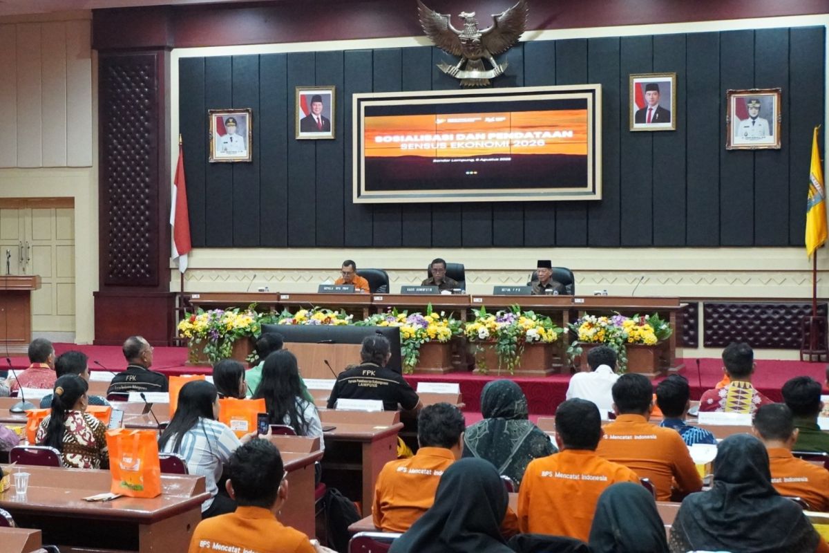 BPS Lampung Libatkan Tokoh Masyarakat untuk Jaga Kepercayaan Pelaku Usaha di Sensus Ekonomi 2026