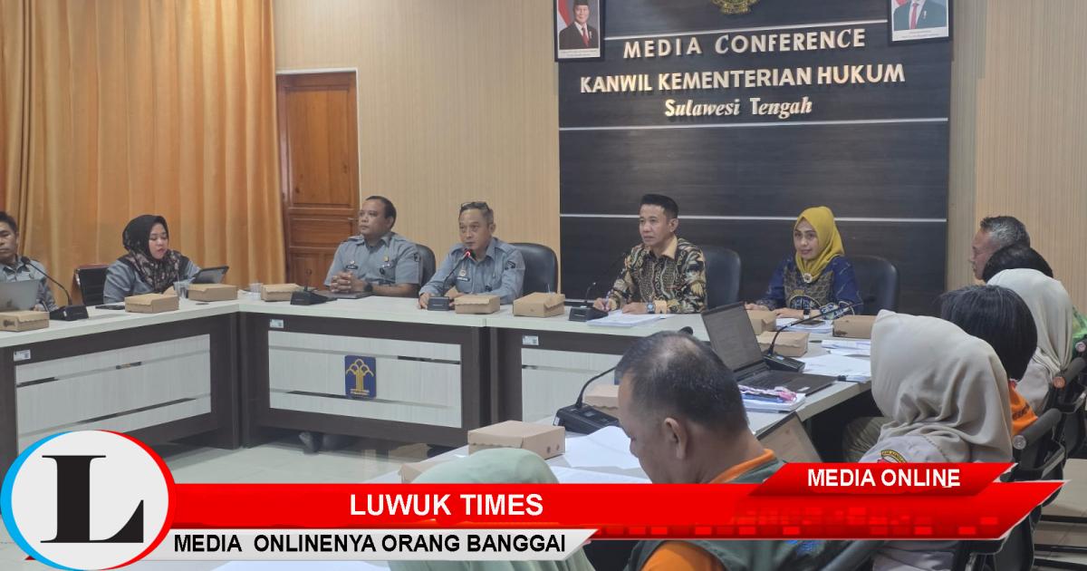 BPBD Banggai Kaji Dua Regulasi Penanggulangan Bencana di Kemenkumham Sulteng, Ini Isinya