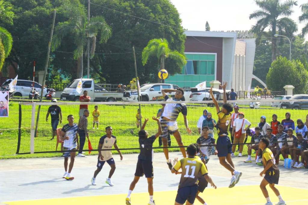 Tim Voli Putra Kepulauan Sula Kalahkan Tidore dan Halsel, Satu Laga Lagi Menuju Semifinal Porprov Malut