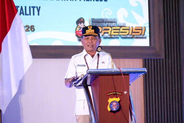 Gubernur Kalteng Agustiar Sabran Buka Raker LLAJ 2026, 1.104 Kecelakaan Terjadi Sepanjang Tahun Lalu