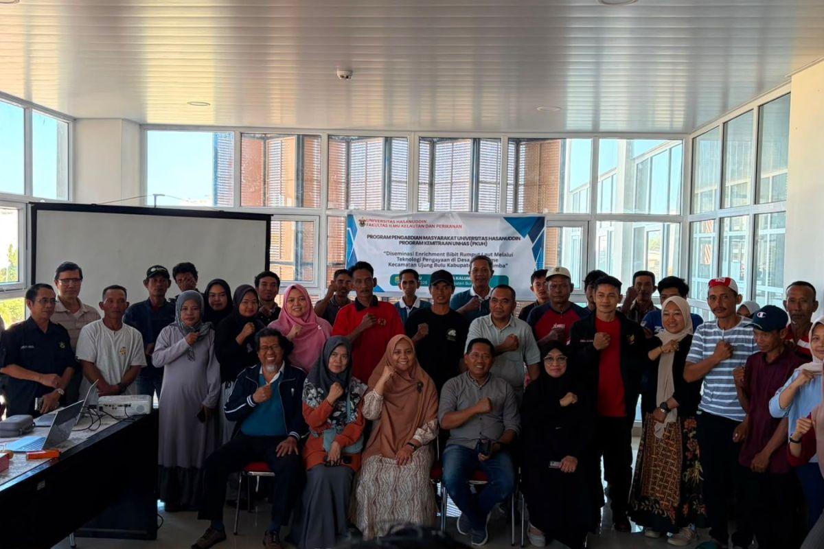 FIKP Unhas Bekali Nelayan Bulukumba Teknik Pengayaan Bibit Rumput Laut, Stop Daur Ulang Panen Lama