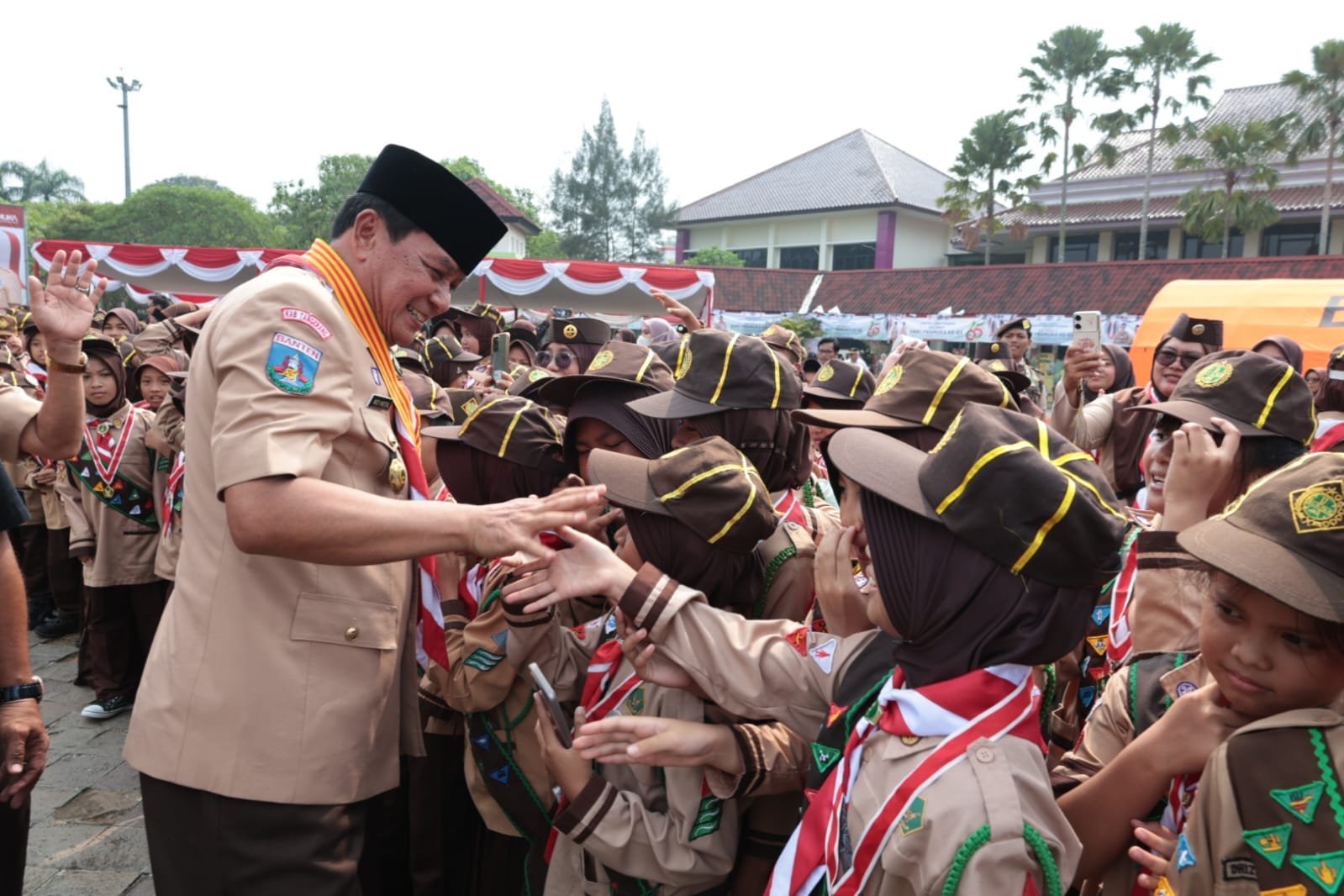 Peringatan Hari Pramuka ke-65 di Kabupaten Tangerang, Bupati Dorong Anggota Kembangkan Budidaya Ikan dan Tanaman Pangan