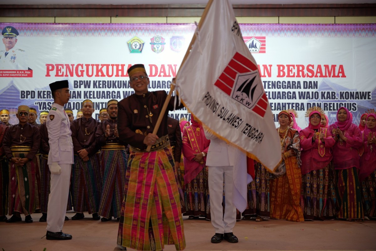 293 Pengurus Kerukunan Keluarga Wajo se-Sultra Resmi Dilantik, Perkuat Solidaritas Diaspora dan Kontribusi ke Daerah