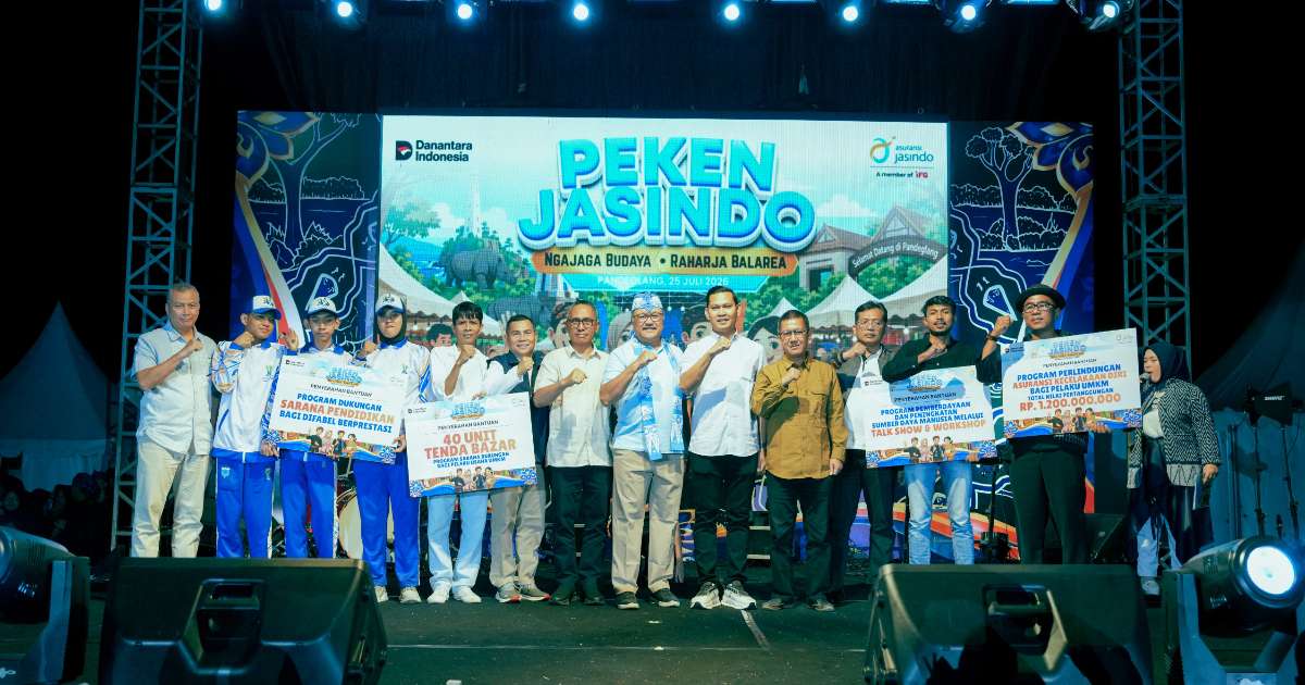 3.000 Warga Pandeglang Ikut Program PEKEN Jasindo, Perkuat Ekonomi dan Budaya Lokal di Alun-Alun