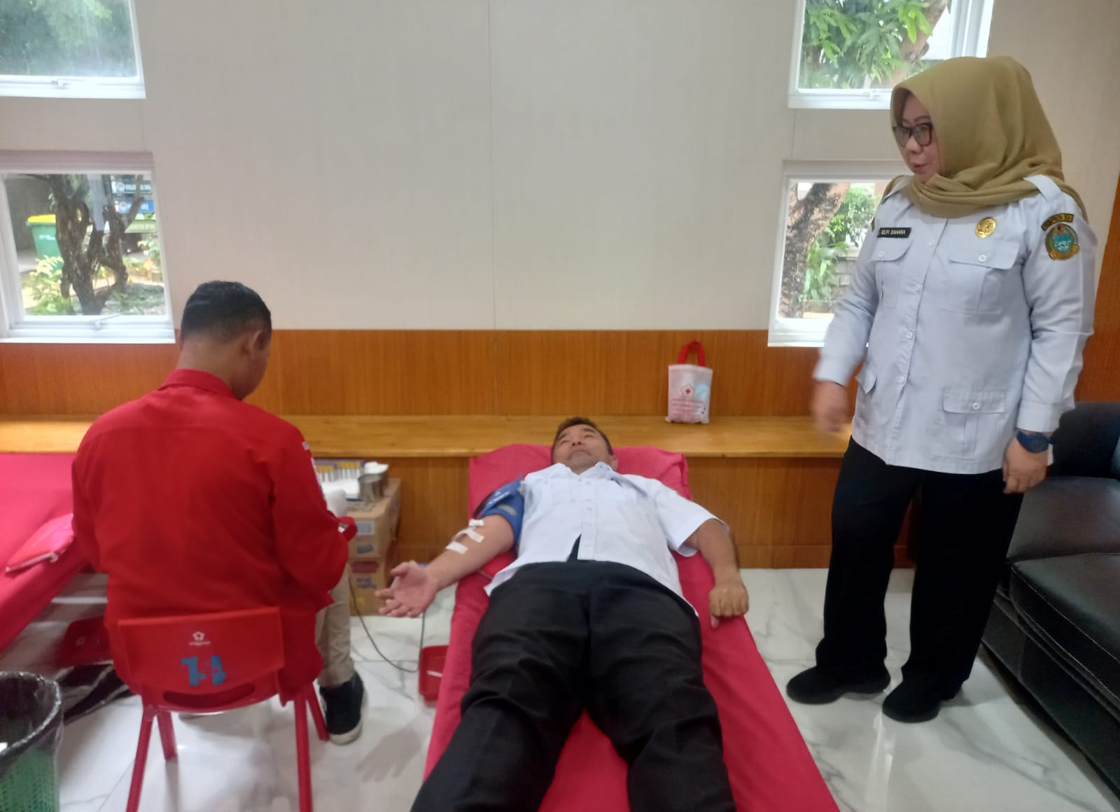 SMAN 1 Medan Gerakkan Donor Darah untuk HUT RI ke-81, Kepala Sekolah: Wujud Kepedulian ke Sesama