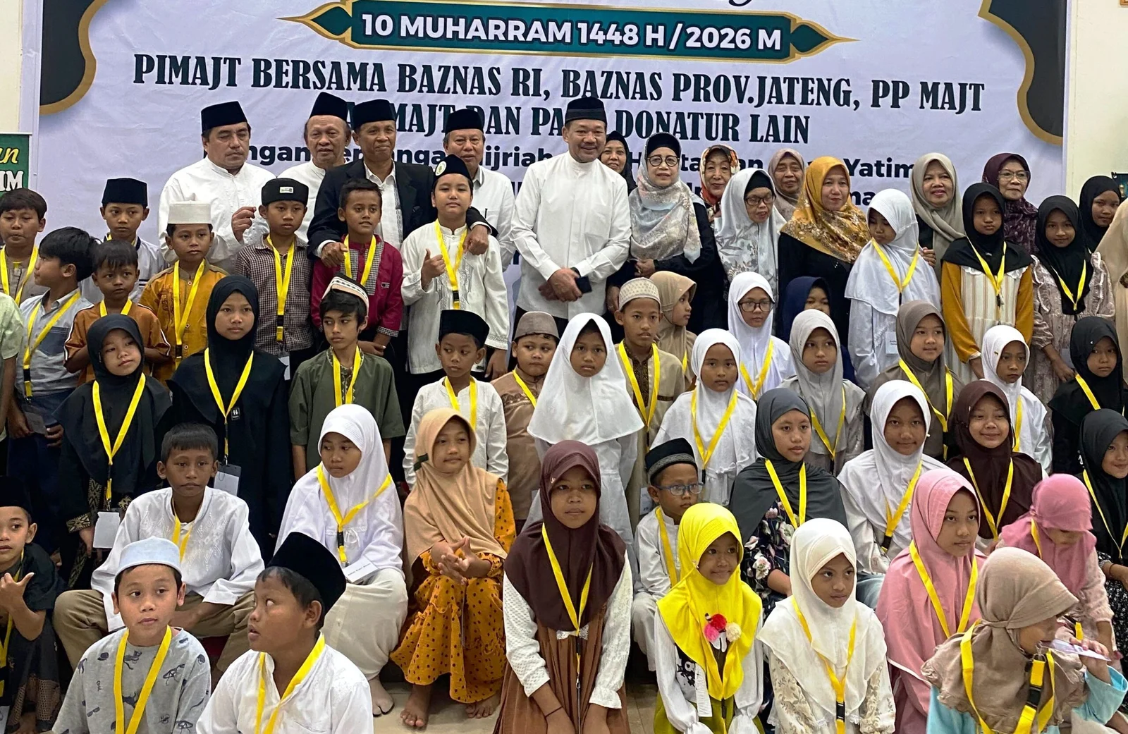 MAJT Semarang Salurkan Santunan Rp 500 Ribu ke 450 Anak Yatim, Total Donasi Capai Rp 225 Juta