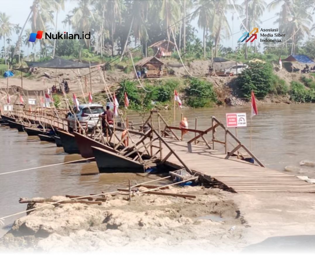 Jembatan Kuta Blang Bireuen Belum Rampung 9 Bulan Pascabanjir, Truk dan Bus Antre hingga 4 Kilometer