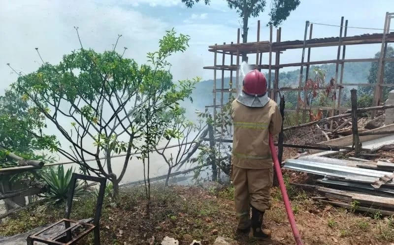 Tim Gabungan Padamkan Karhutla 10 Hektare di Perbukitan Blang Bintang Aceh Besar, Angin Kencang Jadi Kendala Utama