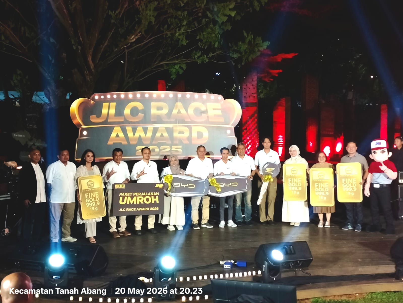 JNE Beri Penghargaan JLC Race Award 2025 untuk 24 UKM, Hadiah Mobil BYD hingga Umrah