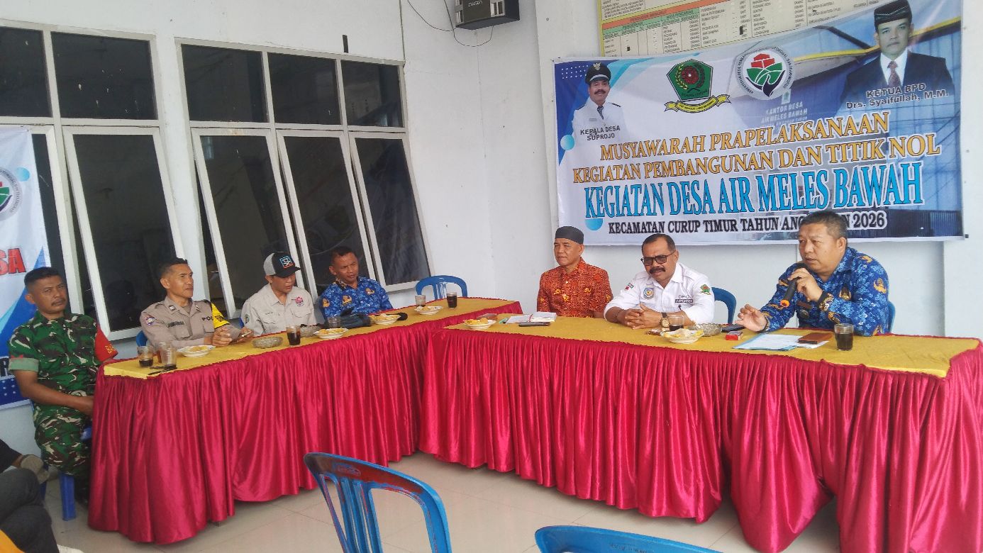 Desa Air Meles Bawah Rejang Lebong Pasang CCTV di Tiga Titik Rawan, 18 KPM Terima BLT Rp 1,8 Juta