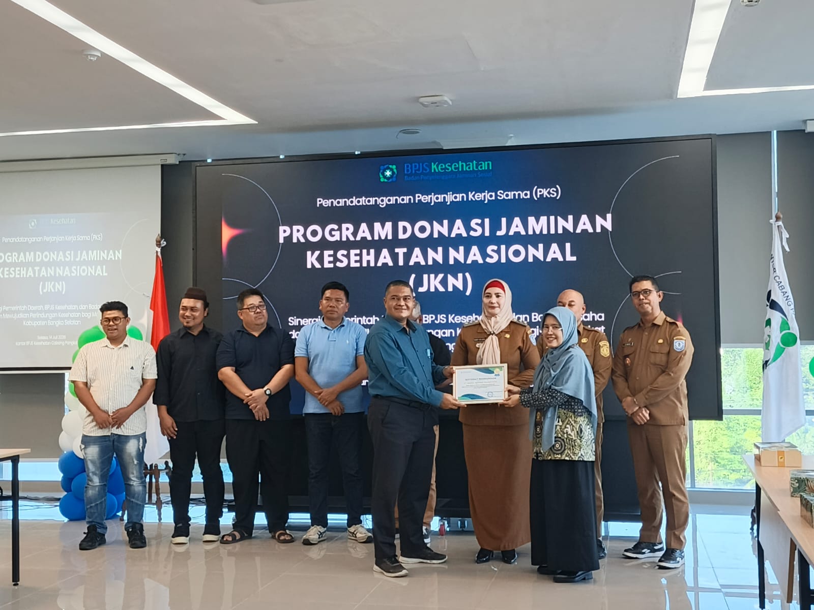 Pemkab Bangka Selatan Kumpulkan CSR Rp 800 Juta untuk JKN, 3.825 Jiwa Tercover Jadi yang Tertinggi di Babel