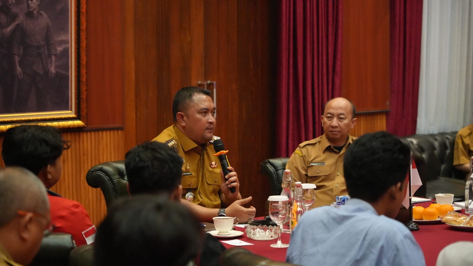 Rudy Susmanto Terima Audiensi BEM Se-Bogor Raya, Ajak Mahasiswa Jadi Mitra Strategis Pembangunan Daerah