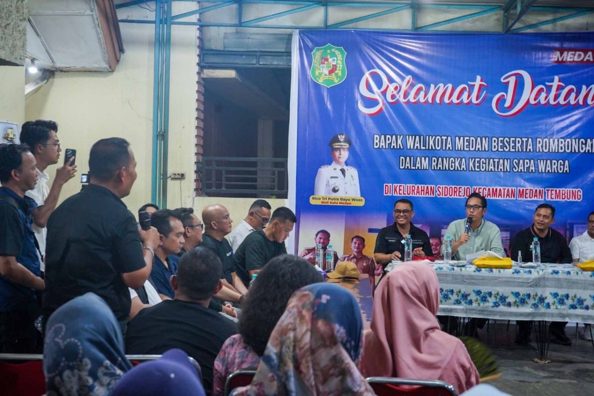 Wali Kota Medan Rico Waas Serap Aspirasi Warga Lewat Program Sapa Warga di Medan Tembung, Banjir Jadi Sorotan Utama