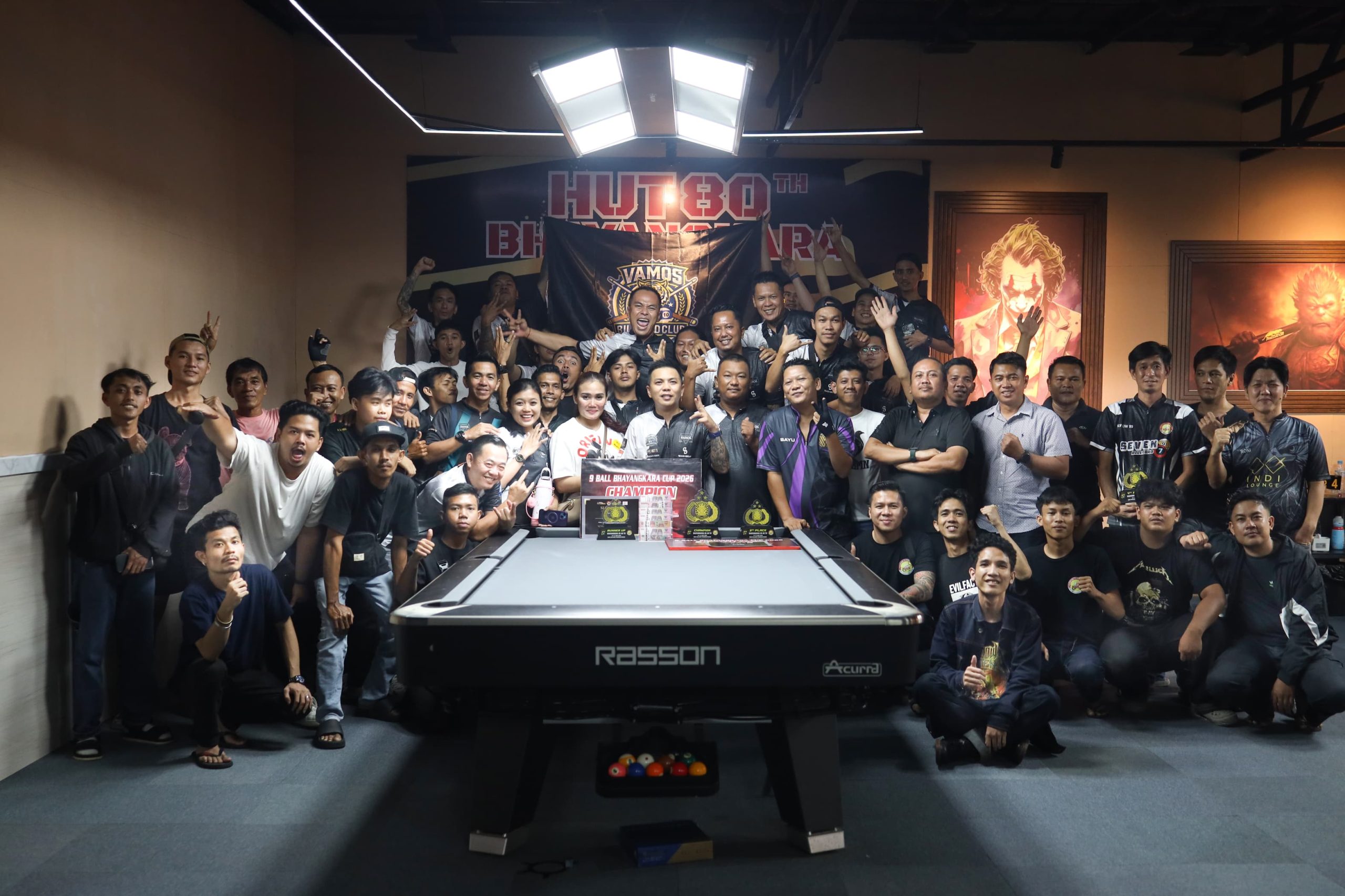 Turnamen 9Ball Bhayangkara Cup ke-80 di Pangkalpinang Diikuti 96 Peserta, Total Hadiah Rp 40 Juta