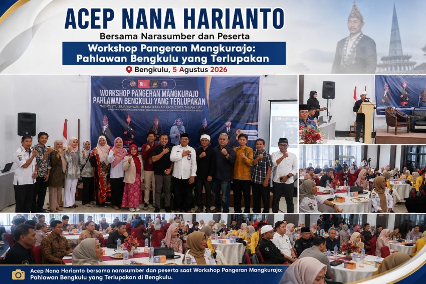 Workshop Pangeran Mangkurajo di Bengkulu Libatkan 100 Akademisi dan Budayawan, Hasil Kajian Disusun Jadi Buku Sejarah
