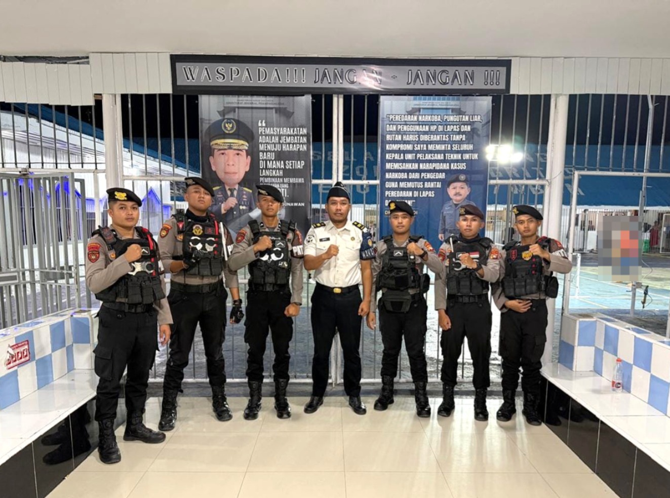 Polres Majene dan Rutan Majene Perkuat Sinergi Lewat Patroli Malam, Antisipasi Gangguan Kamtibmas