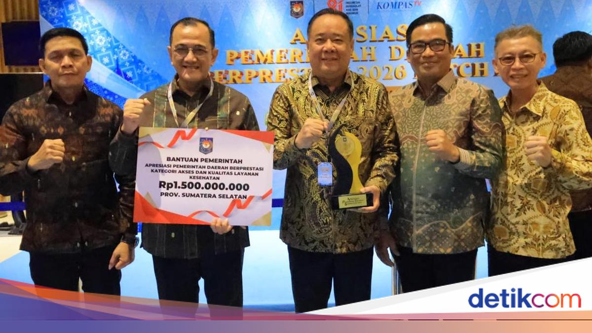 Pemprov Sumsel Raih Apresiasi Nasional Pelayanan Kesehatan, Wagub Cik Ujang Terima Penghargaan di Batam