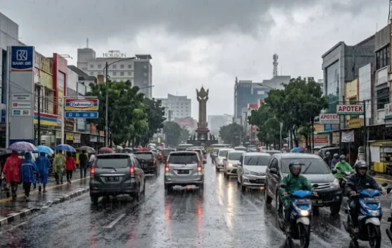BMKG Peringatkan Hujan Lebat Disertai Petir dan Angin Kencang di 8 Wilayah Lampung, Warga Diminta Waspada