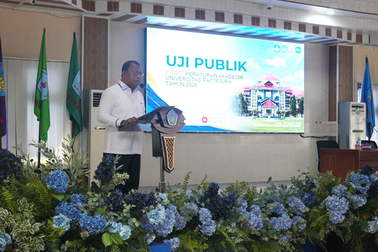 Rektor Unpatti Buka Uji Publik Peraturan Akademik 2026, Tegaskan Pakta Integritas Bukan Formalitas