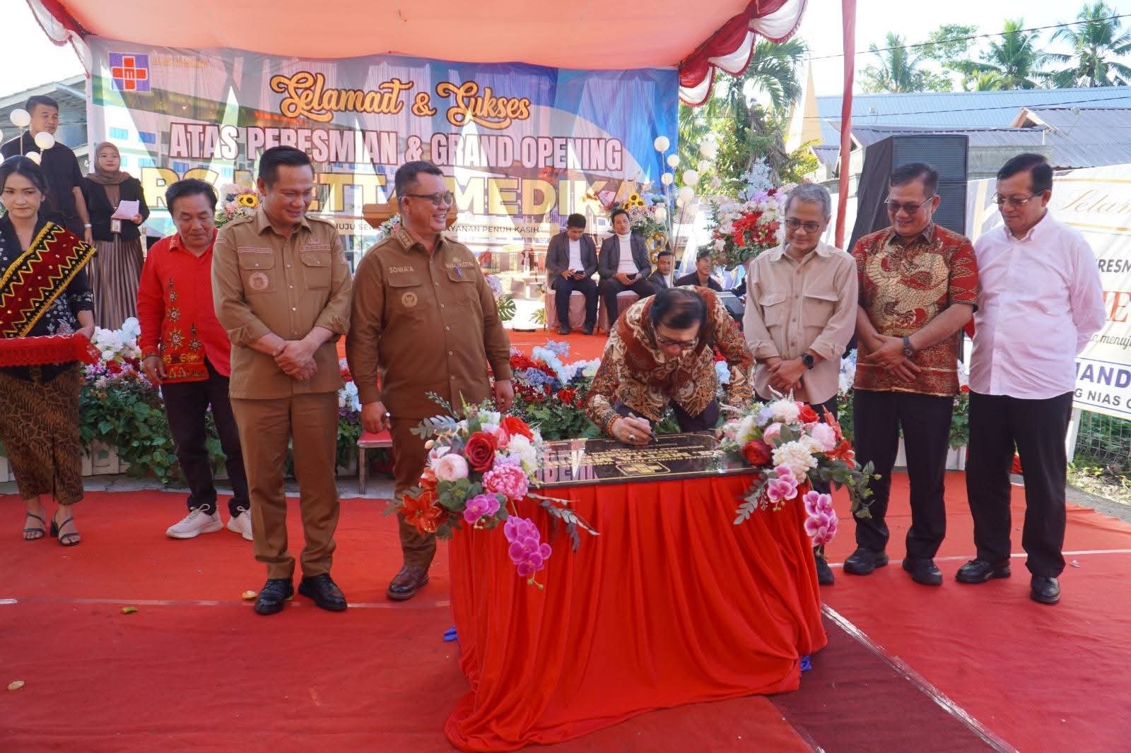 Bupati Nias Selatan Hadiri Peresmian RS Meta Medika Gunungsitoli, Target Kurangi Rujukan Pasien ke Luar Pulau