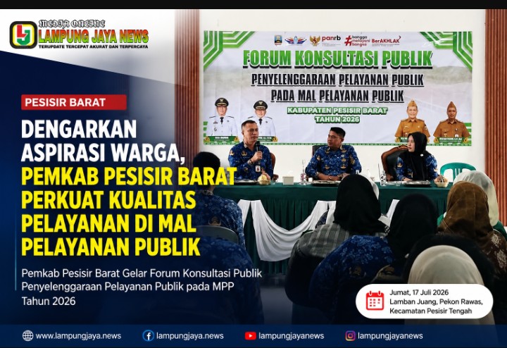 Pemkab Pesisir Barat Gelar Forum Konsultasi Publik untuk Benahi Mal Pelayanan Publik, Serap Aspirasi Warga Soal Standar dan Inovasi Layanan