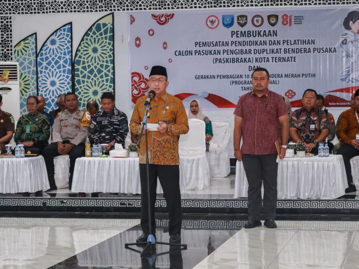 Wali Kota Ternate Buka Diklat Paskibraka 2026, 62 Pelajar Ditempa Disiplin dan Kepemimpinan