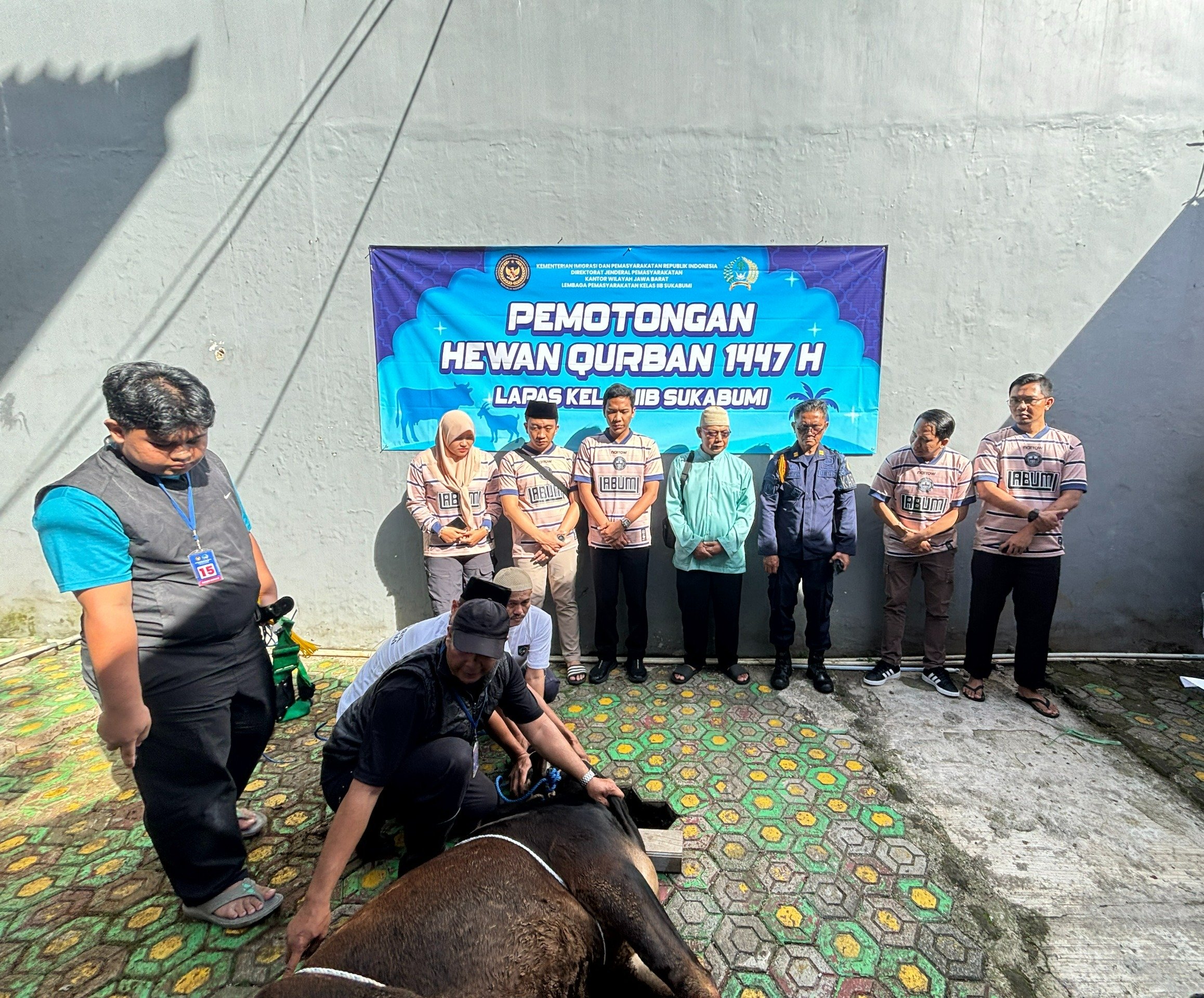 Lapas Sukabumi Sembelih 12 Hewan Kurban saat Idul Adha, 16 Warga Binaan Dilibatkan
