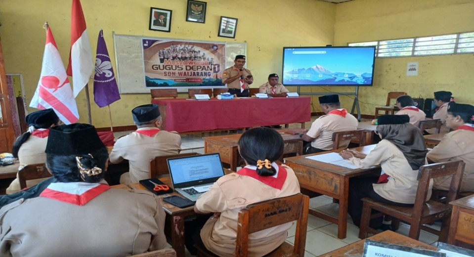Mugus Perdana SDN Waijarang Lembata Resmi Digelar, Hudani Abdul Kadir Pimpin Gugus Depan Periode 2026-2029