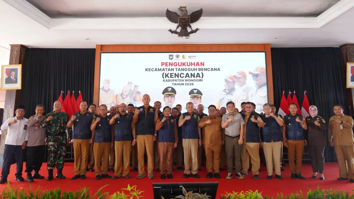 Hari Jadi ke-285, Bupati Wonogiri Kukuhkan 25 Kecamatan Tangguh Bencana, Bentuk Simpul Koordinasi Relawan