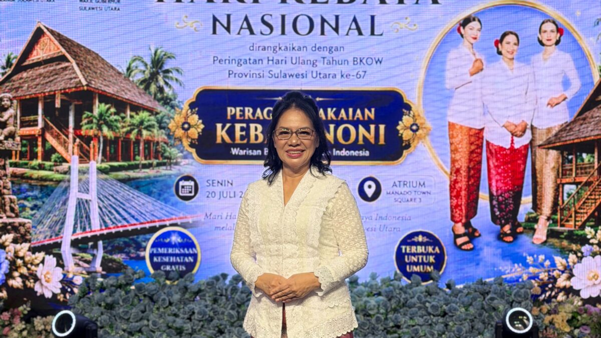 Ketua TP PKK Bitung Ellen Honandar Sondakh Tampil Anggun di Hari Kebaya Nasional, Perkuat Semangat Perempuan Sulut Lestarikan Budaya