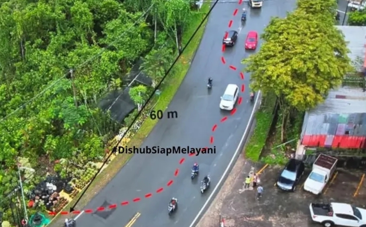 Longsor di Jalan Syarifudin Yoes Balikpapan, Dishub Berlakukan Pengalihan Arus untuk Kendaraan Berat dan Ringan
