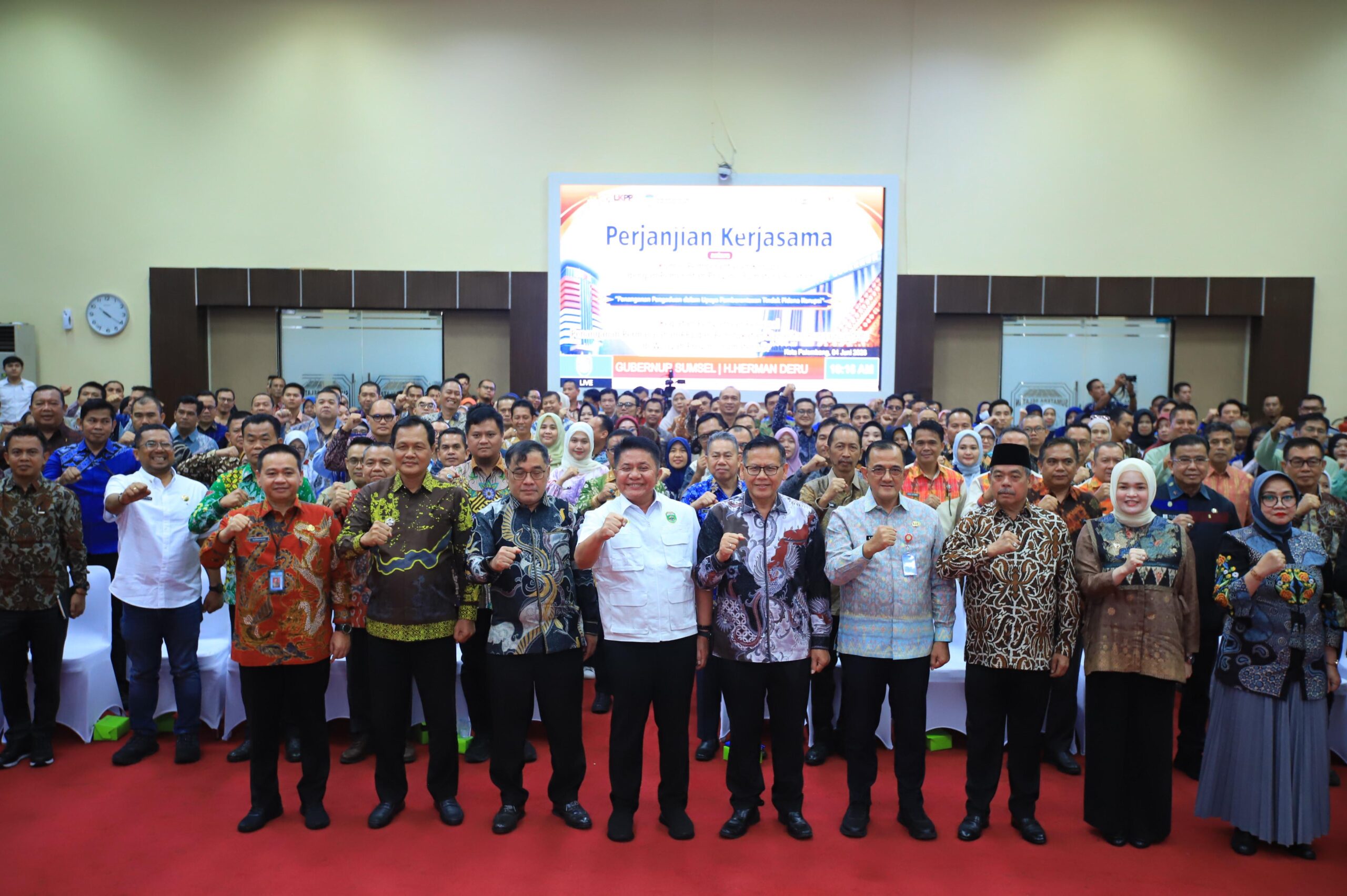 Gubernur Sumsel Herman Deru Teken Kerja Sama dengan KPK soal Pengaduan PBJ, Ini 3 Prinsip yang Ditekankan