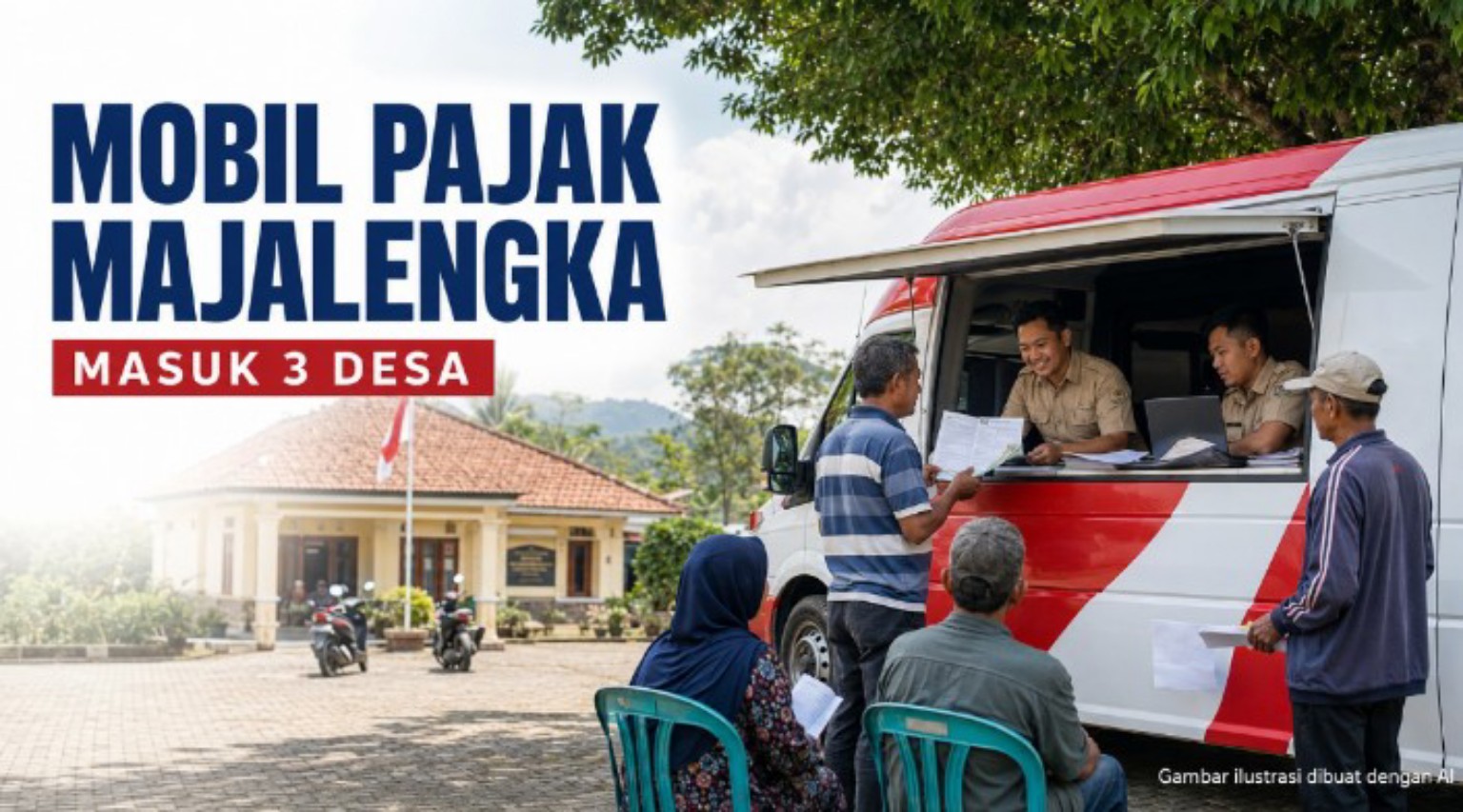 Mobil Pajak Majalengka Jemput Bola ke Tiga Desa Pekan Depan, Targetkan Rp62,3 Miliar PBB 2026