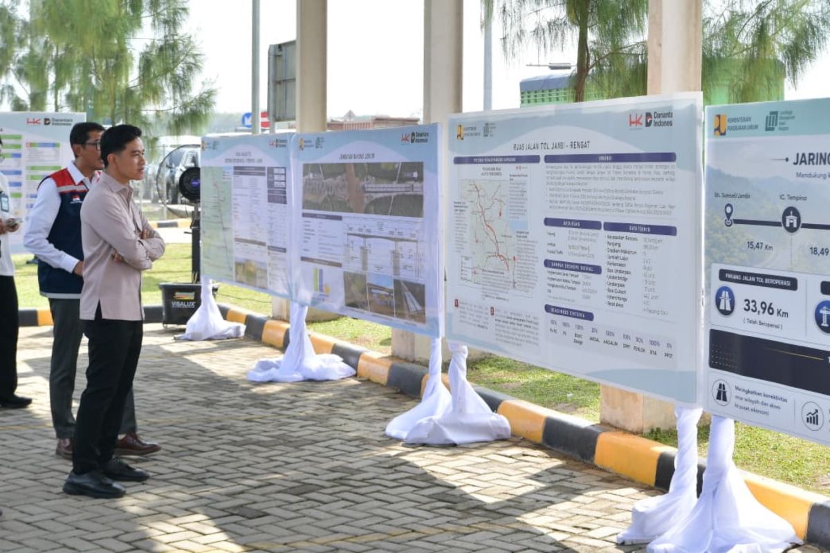 Wapres Gibran Tinjau Progres Tol Bayung Lencir, Target Rampung 2027 Hubungkan Sumsel-Jambi