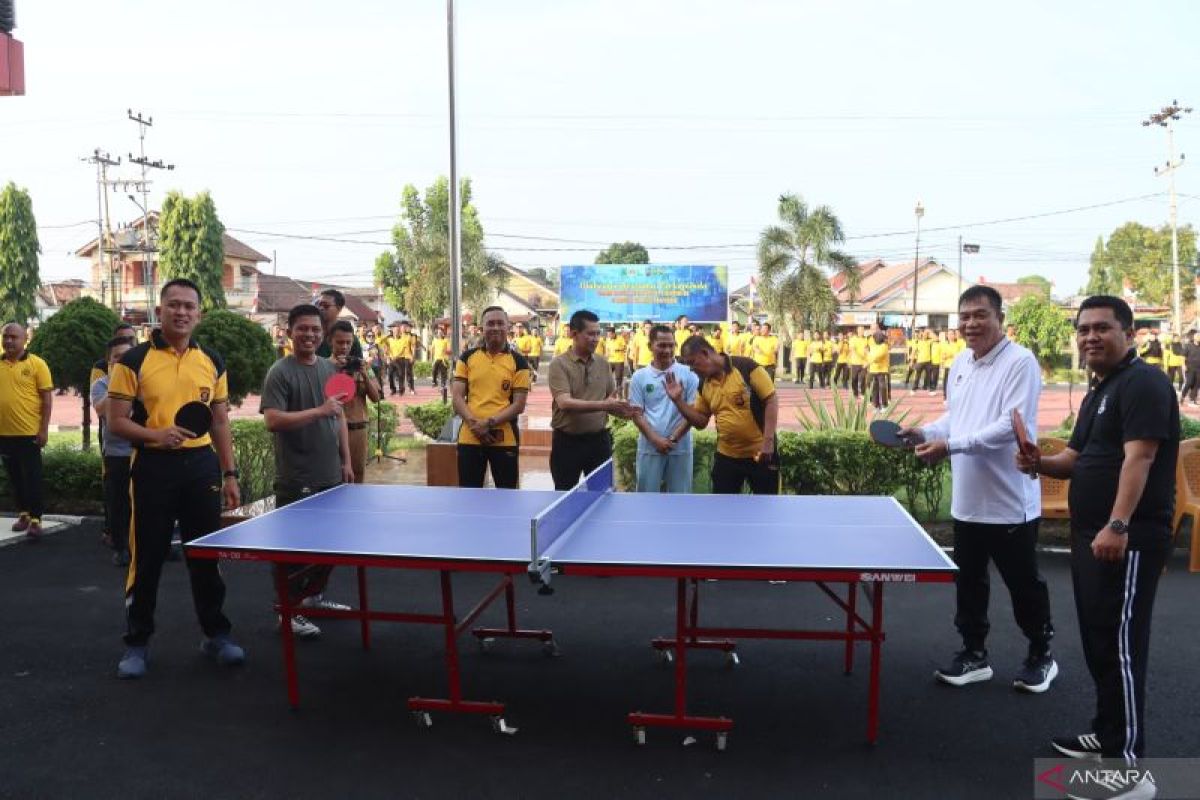Forkopimda Muba Gelar Olahraga Bareng TNI-Polri-Kejari, Kapolres Sebut Kunci Jaga Kamtibmas