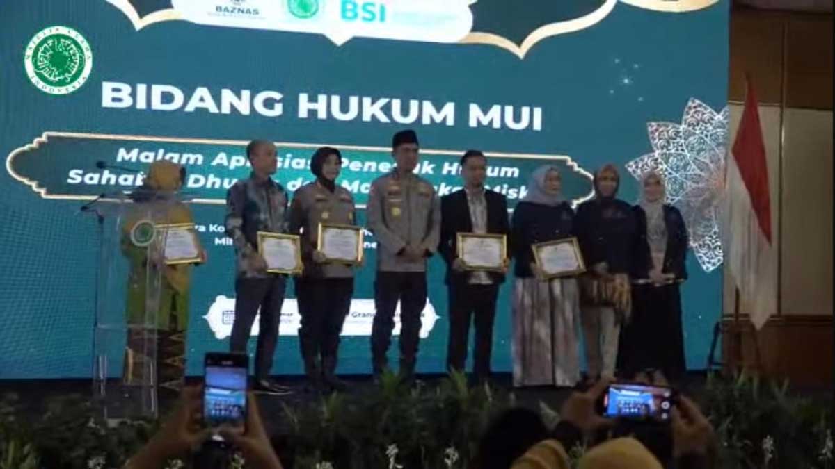 Polda Sumsel Raih Juara 3 Nasional Penegak Hukum Sahabat Dhuafa dari MUI, Ini 4 Inovasi Humanisnya