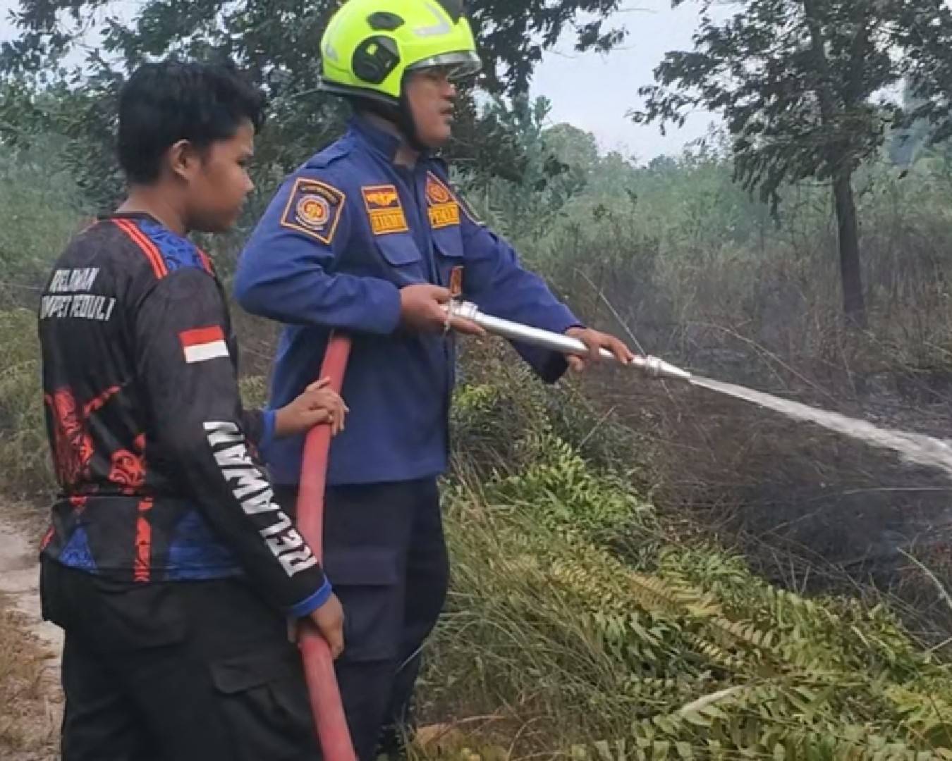 Disdamkarmat Kotawaringin Timur Patroli Cegah Karhutla di Lahan Gambut Pinggiran Sampit, Fokus pada 5 Titik Rawan