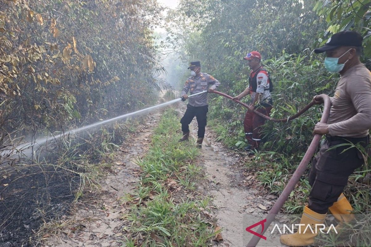 Polsek Samboja Perketat Pengawasan ORF Eni Muara Bakau Usai Kebakaran Lahan Gambut 3 Hektare